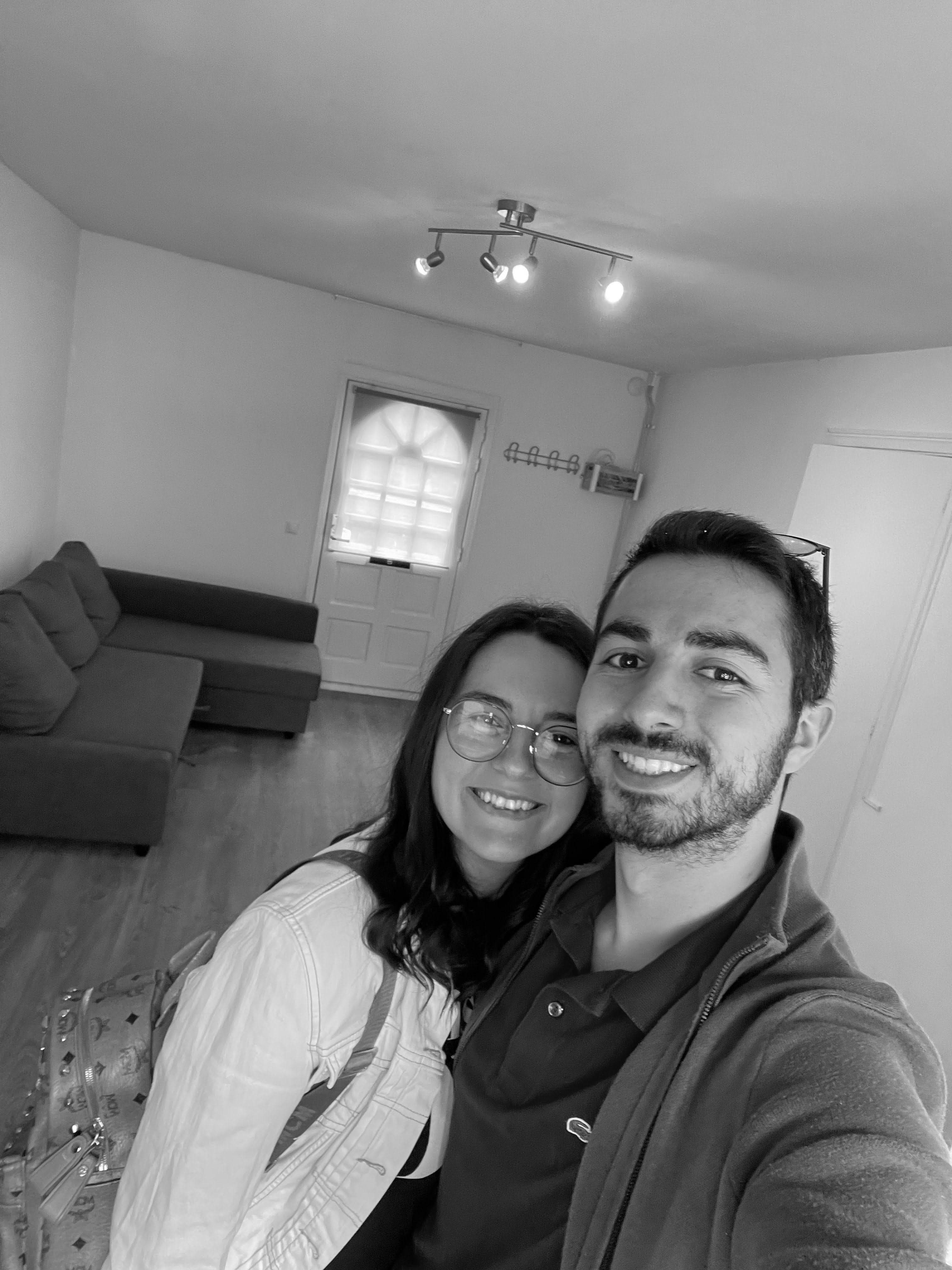 Our first home together in the Netherlands, 2022